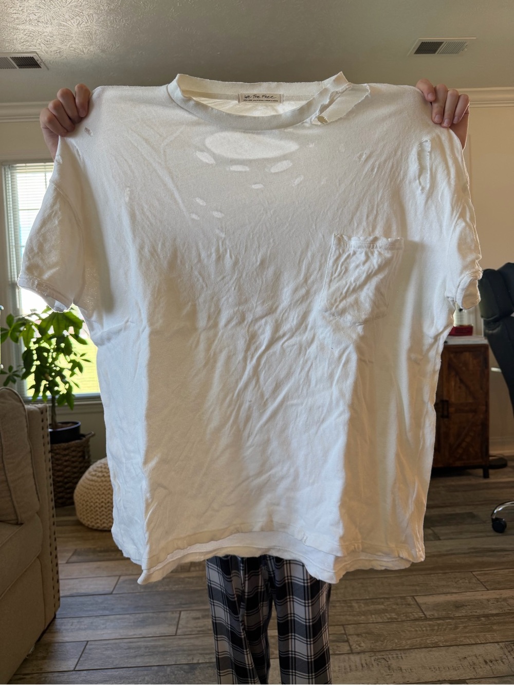 We The Free White Crewneck Tee